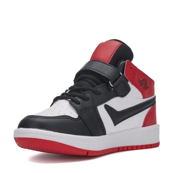 Albishoes Boğazlı Bilekli Jordan Modeli Yeni Sezon Cırt Cırtlı Unisex Sneaker Spor Ayakkabı - 2