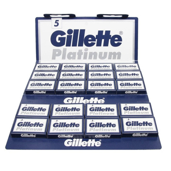 Gillette Platinium 100'lü Tek Bıçaklı Tüm Cilt Tipleri İçin Bıçak Yedeği