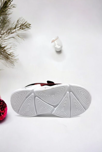 Memory Foam Çift Bant Işıklı Unisex Çocuk Spor Sneakers - 5