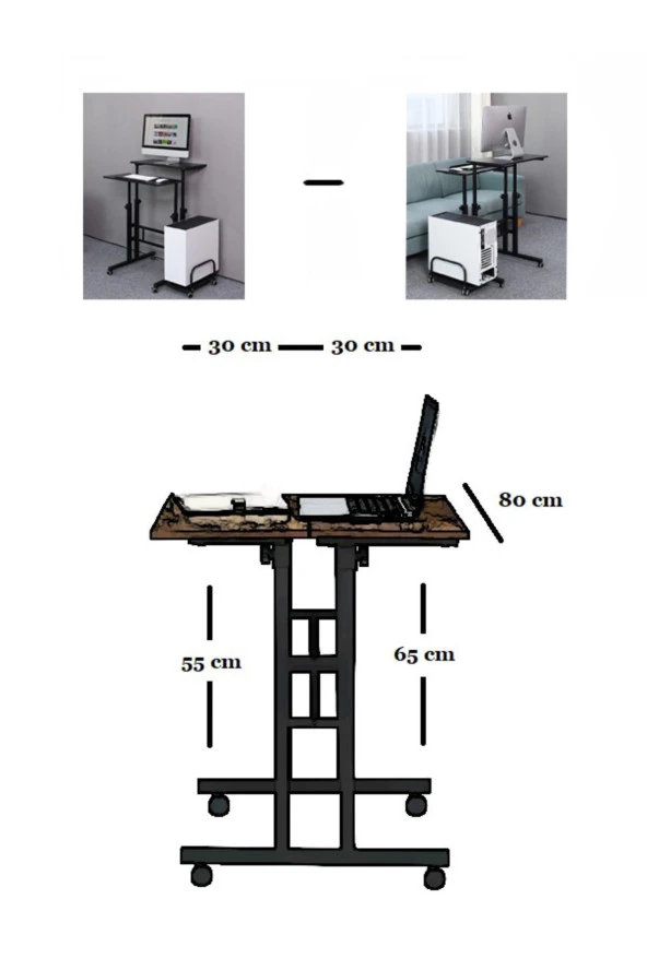 servetavcı Ryan Oyuncu Masası - 103x50x80 - 2