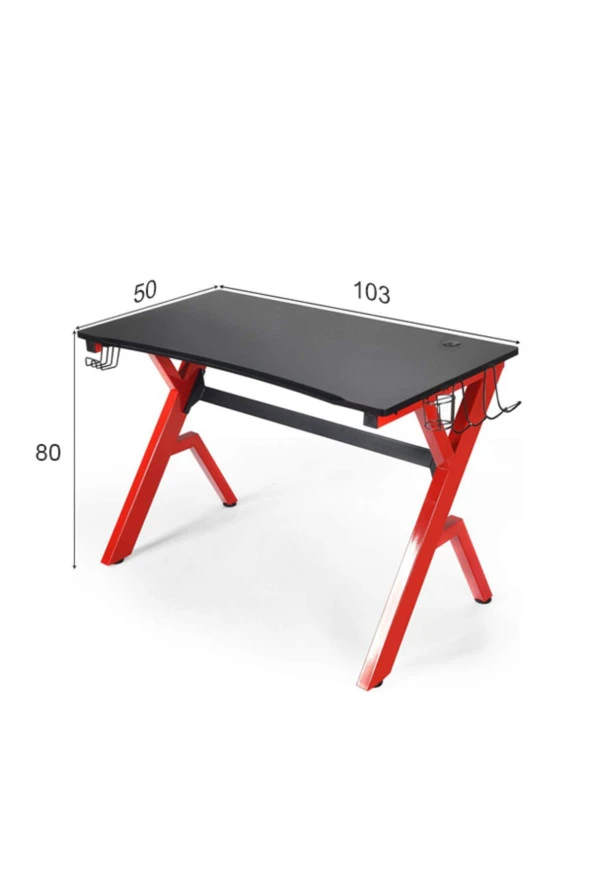 servetavcı Norton Oyuncu Masası - 103x50x80 - 2