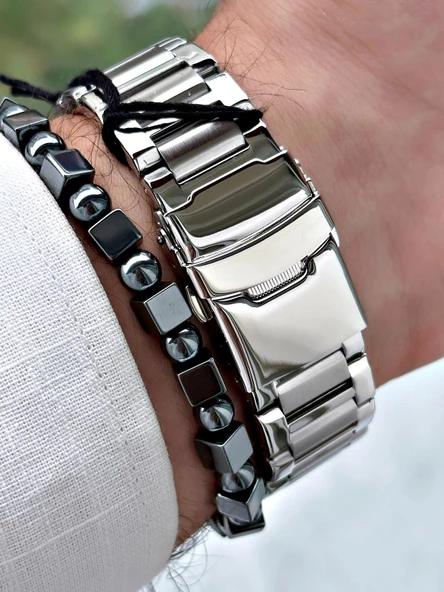 Ferrucci Function FCF.03372FM.04 Çelik Kordon Erkek Kol Saati - Resim 2