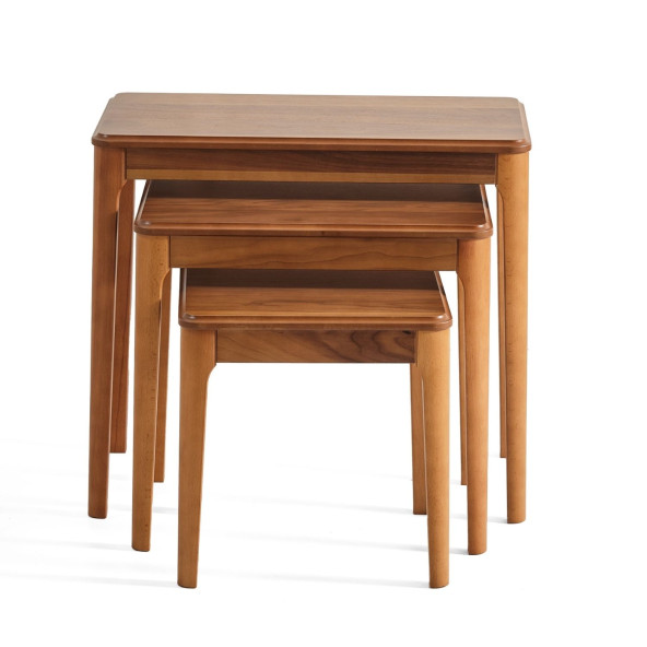 Zigon sehpa, Ahşap sehpa, Yan sehpa, Ceviz sehpa - 2