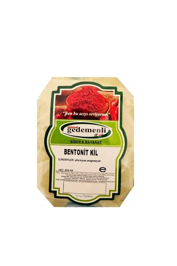 BENTONİT TOZ KİL 500 GR ürün görseli