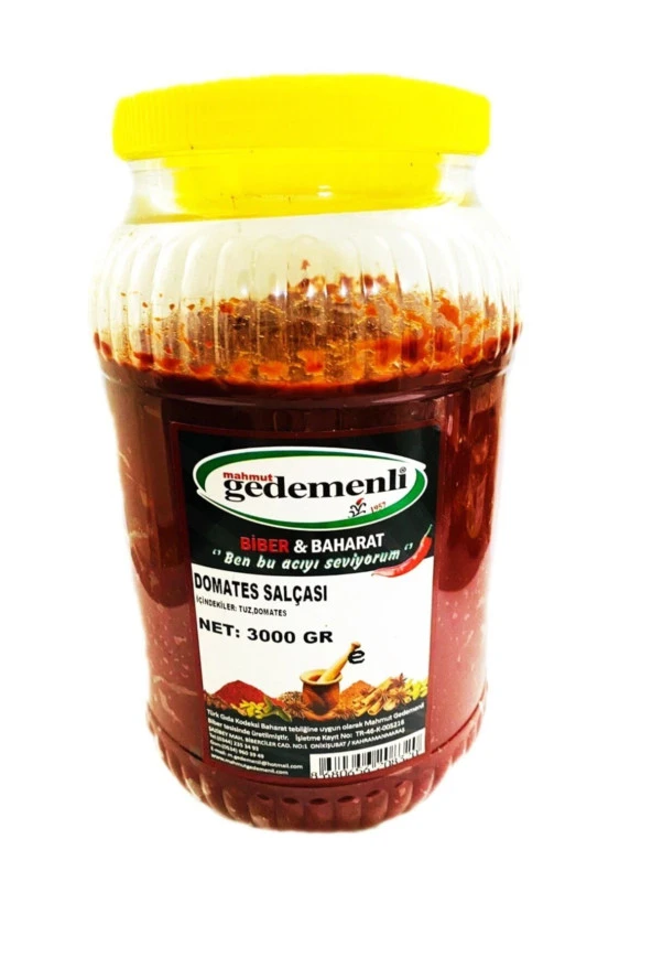 Ev Tipi Domates Salçası 3 Kg ürün görseli