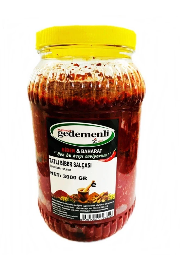 Ev Tipi Tatlı Biber Salçası 3 Kg ürün görseli