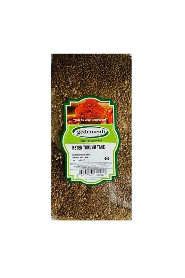 Keten Tohumu Tane Glutensiz 1 Kg