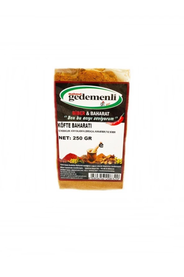 Köfte Baharatı 250 Gr ürün görseli