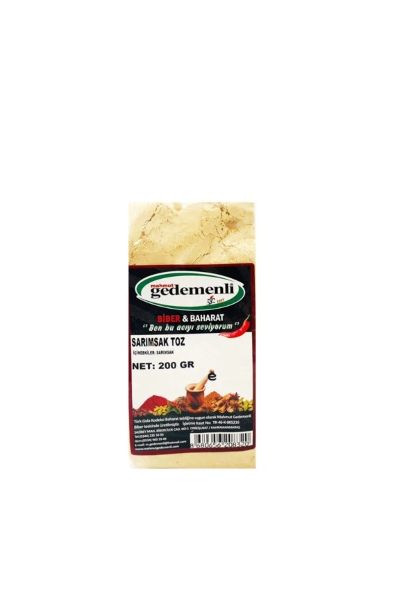 Sarımsak Toz 200 Gr ürün görseli