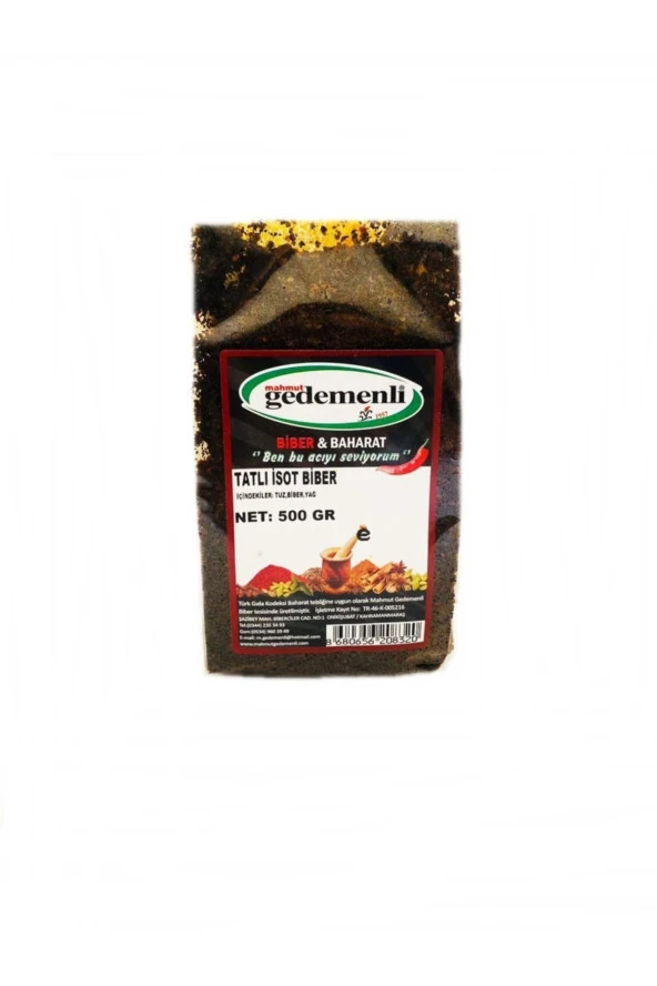 Tatlı Isot Biber 500 Gr ürün görseli