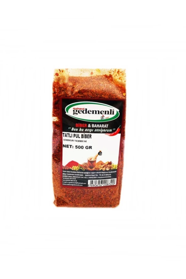 Tatlı Pul Biber 500 Gr ürün görseli
