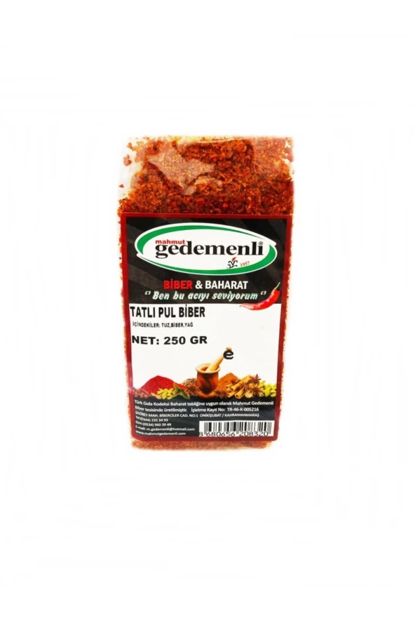 Tatlı Pul Biber 250g