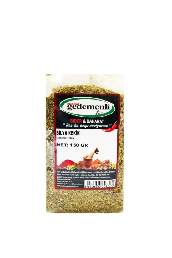 Bilya Kekik Yaprak 150 gr