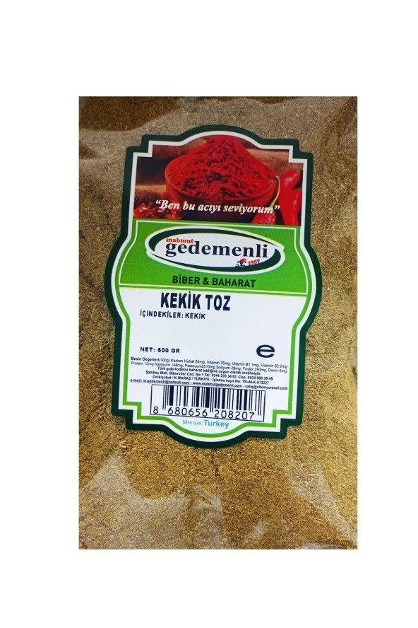 KEKİK TOZ 500 GR