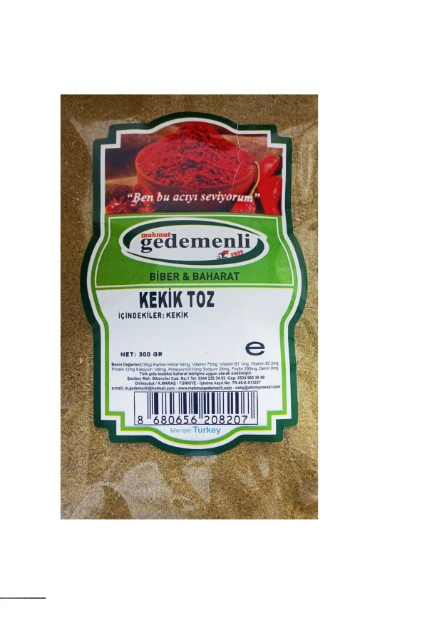 KEKİK TOZ 300 GR