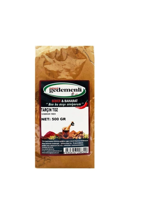 Tarçın Toz 500 Gr ürün görseli