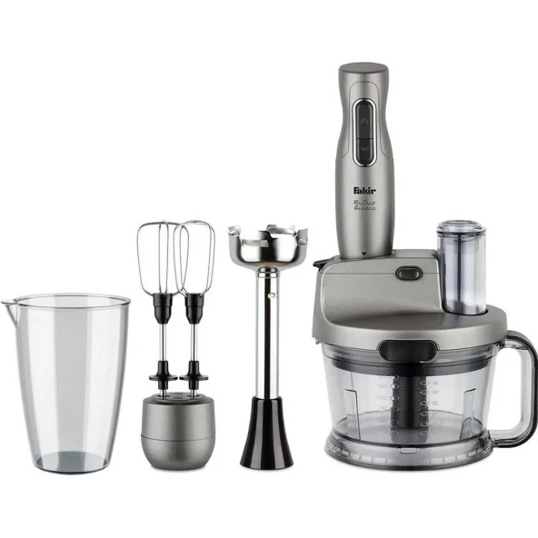 Fakir Mr.Chef Quadro Silver Stone 1000 W Blender Seti