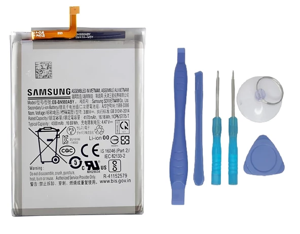 Samsung Galaxy NOTE 20 - SM-N980 Batarya Pil Sıfır Orijinal + TAMİR SETİ
