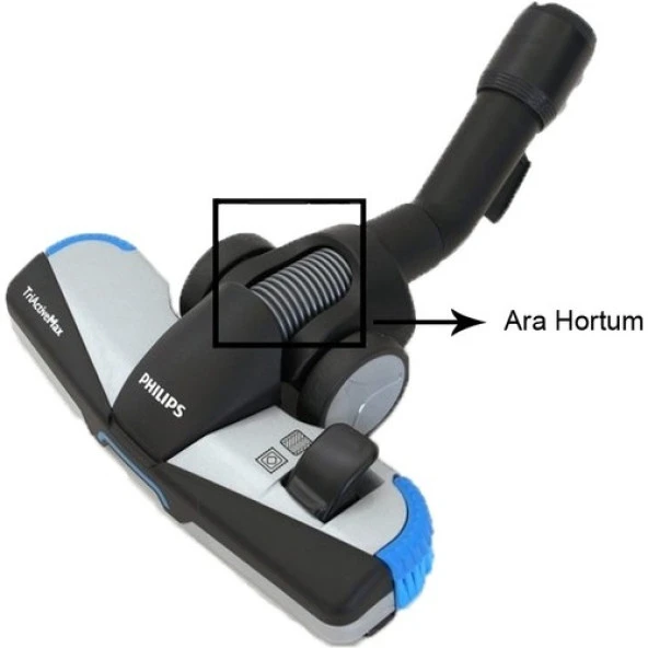 srfn ticaret Philips Fc 9924 Marathon Ultimate Emici Başlık Ara Hortumu - Resim 3
