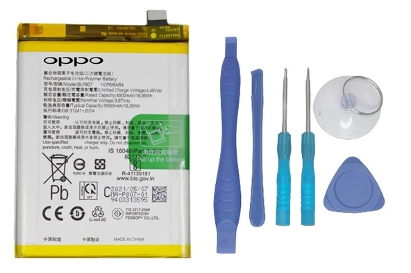 Oppo Realme Narzo 30 - Blp807 -  Batarya Pil Sıfır Orijinal + TAMİR SETİ