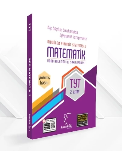 Karekök Yayıncılık TYT Matematik 2.kitap Mps Modüler Piramit Sistemi
