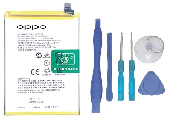Oppo Realme V30 - Blp877 -  Batarya Pil Sıfır Orijinal + TAMİR SETİ