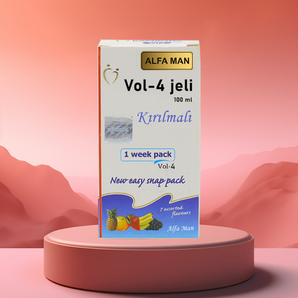 Alfa Vol-4 Kirilmali Aromalı Jeli 1 Kutu 7'li Paket