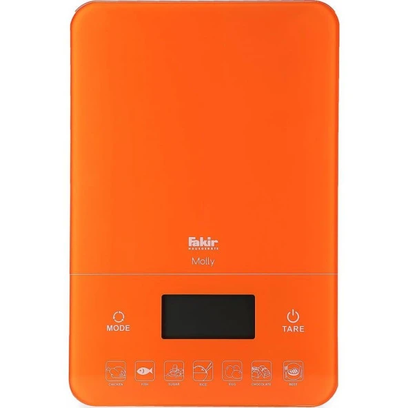 Fakir Molly Dijıtal Mutfak Tartısı - Turuncu
