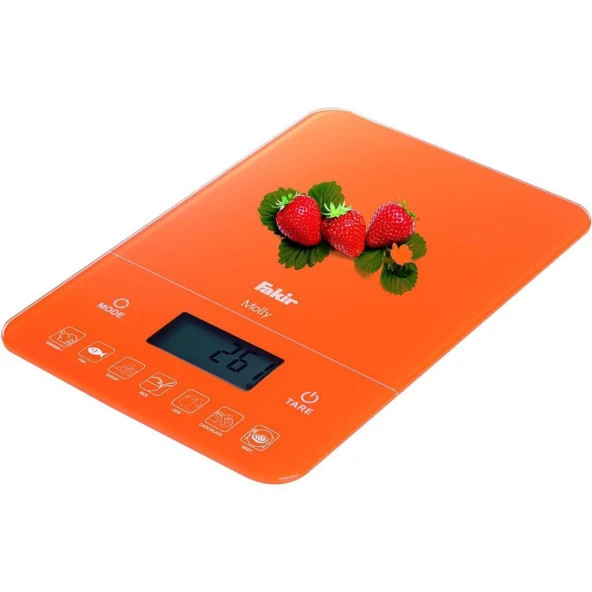 Fakir Molly Dijıtal Mutfak Tartısı - Turuncu - 3