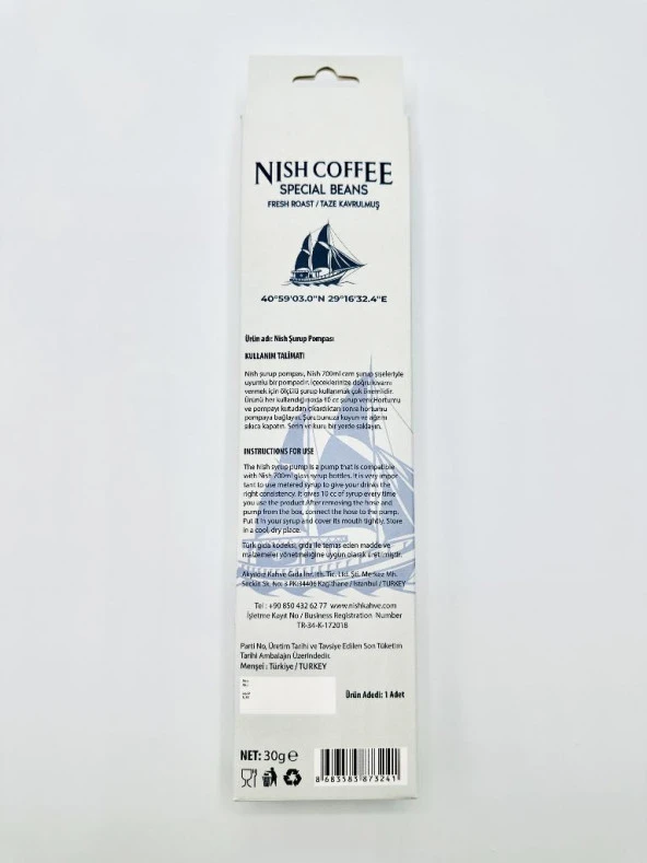 Nish Şurup Pompası 4'lü Set - 5