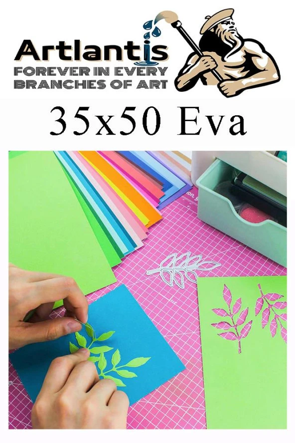 Eva 10 Renk 35x50 cm 1 Paket Düz Eva Süngeri 10 Lu Renkli Eva 35*50 Elişi Okul Öncesi Ana Sınıfı İlkokul - 3