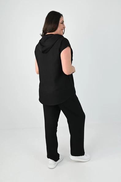 Kadın Büyük Beden Kolsuz Alt-Üst Takım 8069-25 - 5