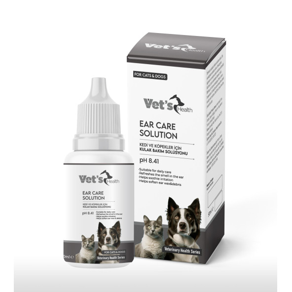 Vet's Health Ear Care Solution Kedi ve Köpekler İçin Kulak Bakım Solüsyonu 50ml