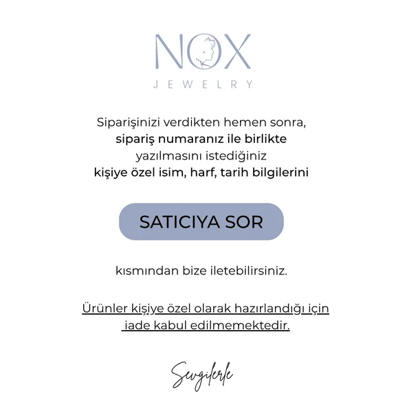 14 Ayar Mikron Kaplama Kişiye Özel İsimli Müzik Anahtarı Kalp Gümüş Kolye - CN00239 - Resim 6