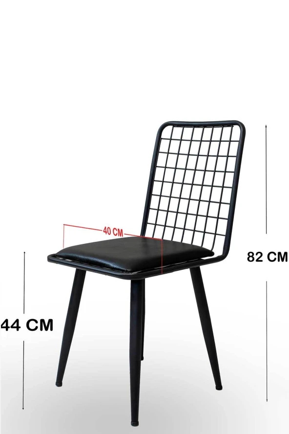 VIANEM Yıldız 4'lü 120x60 Masa Takımı Mutfak Bahçe Balkon Masa Takımı - Resim 7