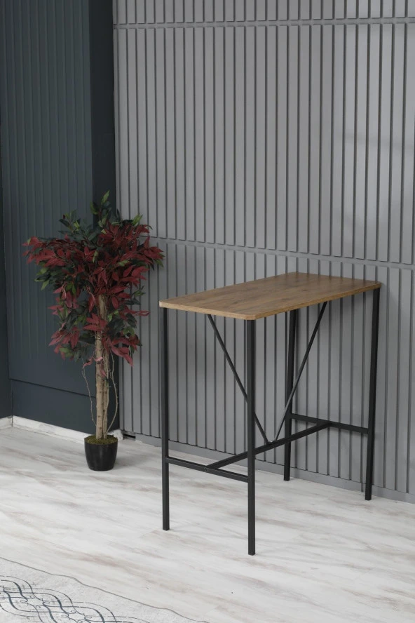 VIANEM 4 Adet Bar Sandalyesi Bar Masası Takımı - 2