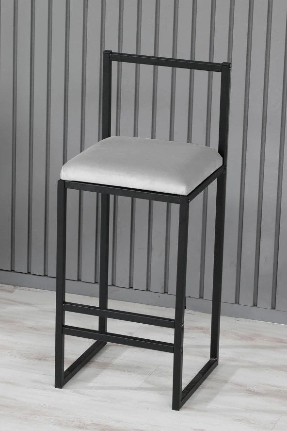 VIANEM 4 Adet Bar Sandalyesi Bar Masası Takımı - 3