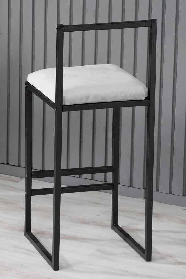 VIANEM 4 Adet Bar Sandalyesi Bar Masası Takımı - 5