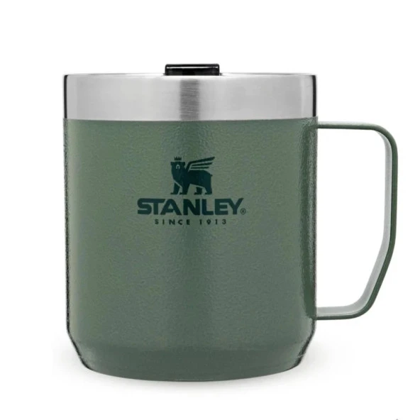 The Legendary Camp Mug Kapaklı Termos Bardak 0.35L 12oz - Hammertone Green