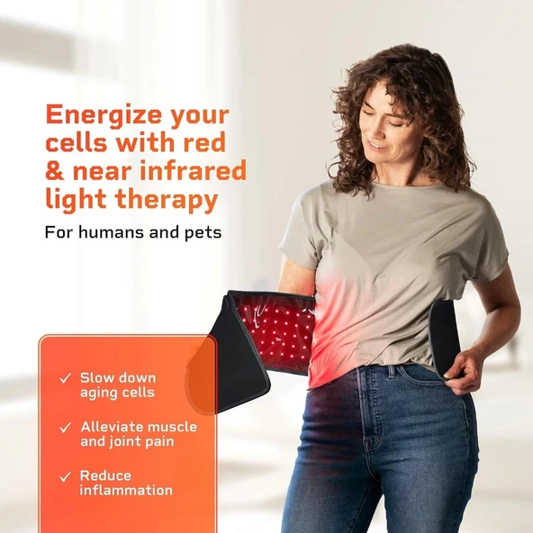 Lifepro Kızılötesi Kırmızı Işık Terapi Kemeri - Kas Rahatlama - Siyah - 2
