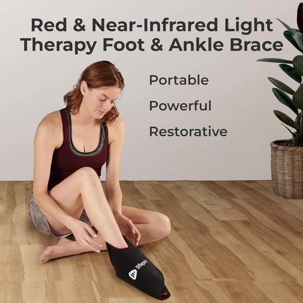 LifePro Kırmızı ve Yakın Kızılötesi Işık Terapisi Ayak ve Ayak Bileği Desteği - 3