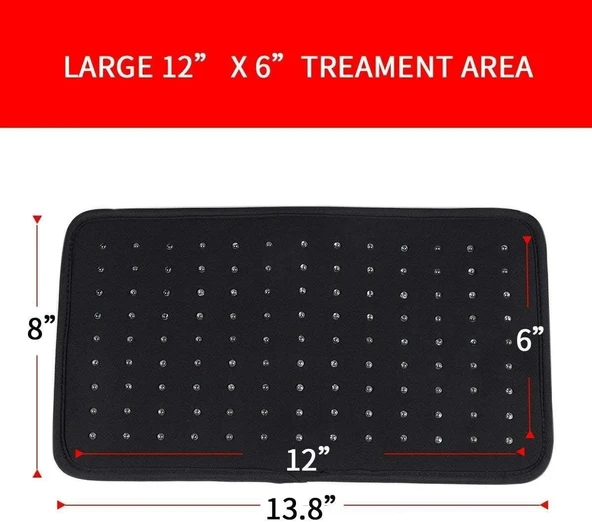 DGYAO Kırmızı ve Kızılötesi Işık Terapi Kemeri - Sırt Omuz Eklem Kas Agrısı - 4