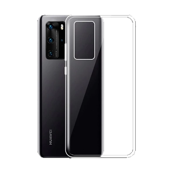 Huawei P40 Uyumlu Kılıf  Süper Silikon Kapak