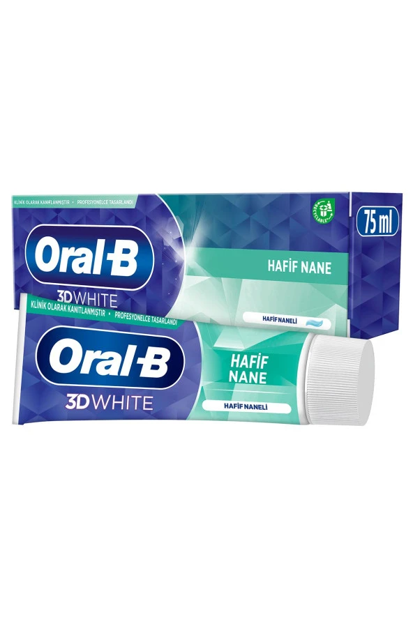 Oral-B Pro 3D White Hafif Nane Diş Macunu 75 ml