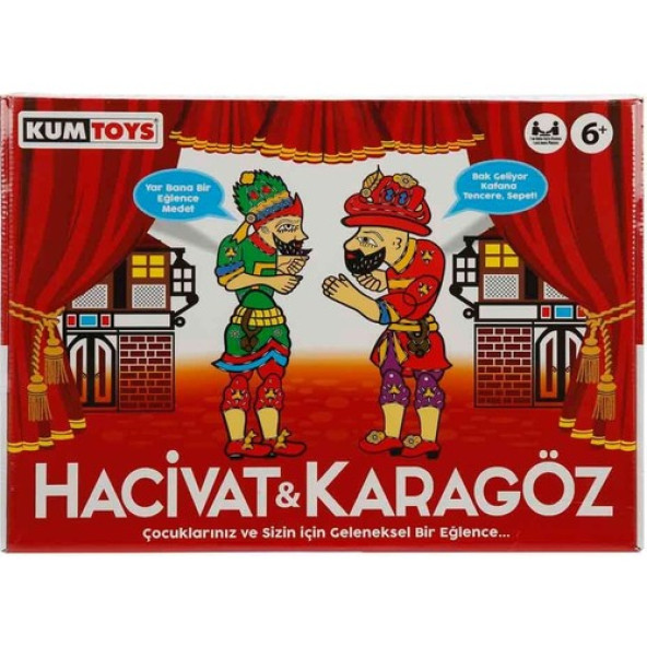 Redka /Kumtoys Redka Hacivat Karagöz Gölge Sahne Oyunu