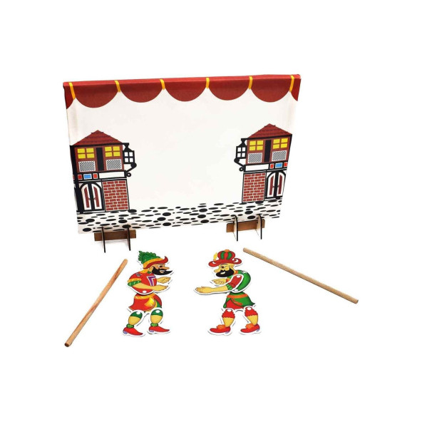 Redka /Kumtoys Redka Hacivat Karagöz Gölge Sahne Oyunu - 3