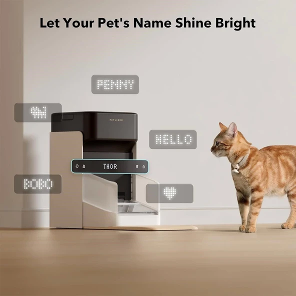 PETLIBRO RFID Otomatik Kedi Besleyici, 5G Wi-Fi - 3L Uygulama Kontrollü - 3