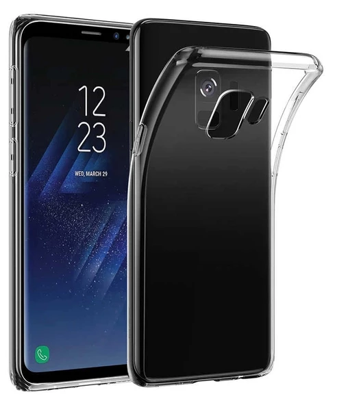 Samsung Uyumlu S9 Plus Kılıf İmax Silikon Kamera Korumalı