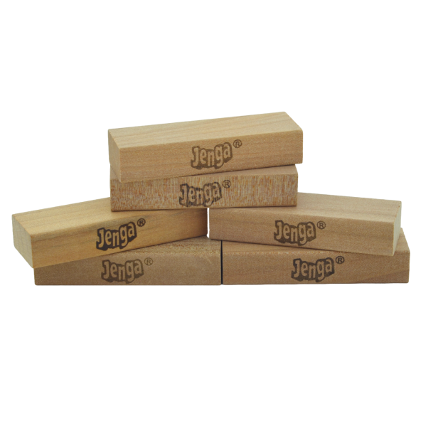 Orijinal Jenga 54 Parça Ahşap Denge Oyunu - 2