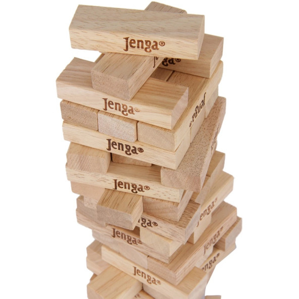 Orijinal Jenga 54 Parça Ahşap Denge Oyunu - 5